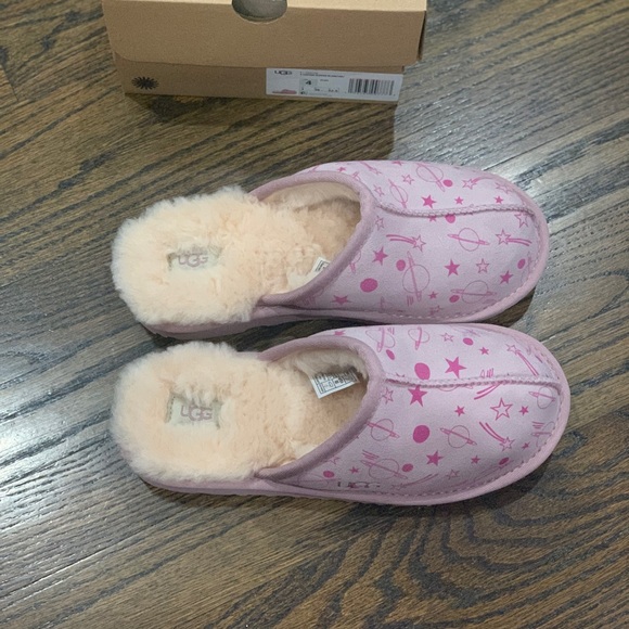 New Ugg Keegan Slide Slipper Planetary Pink Kids US Size 4 - Picture 2 of 10